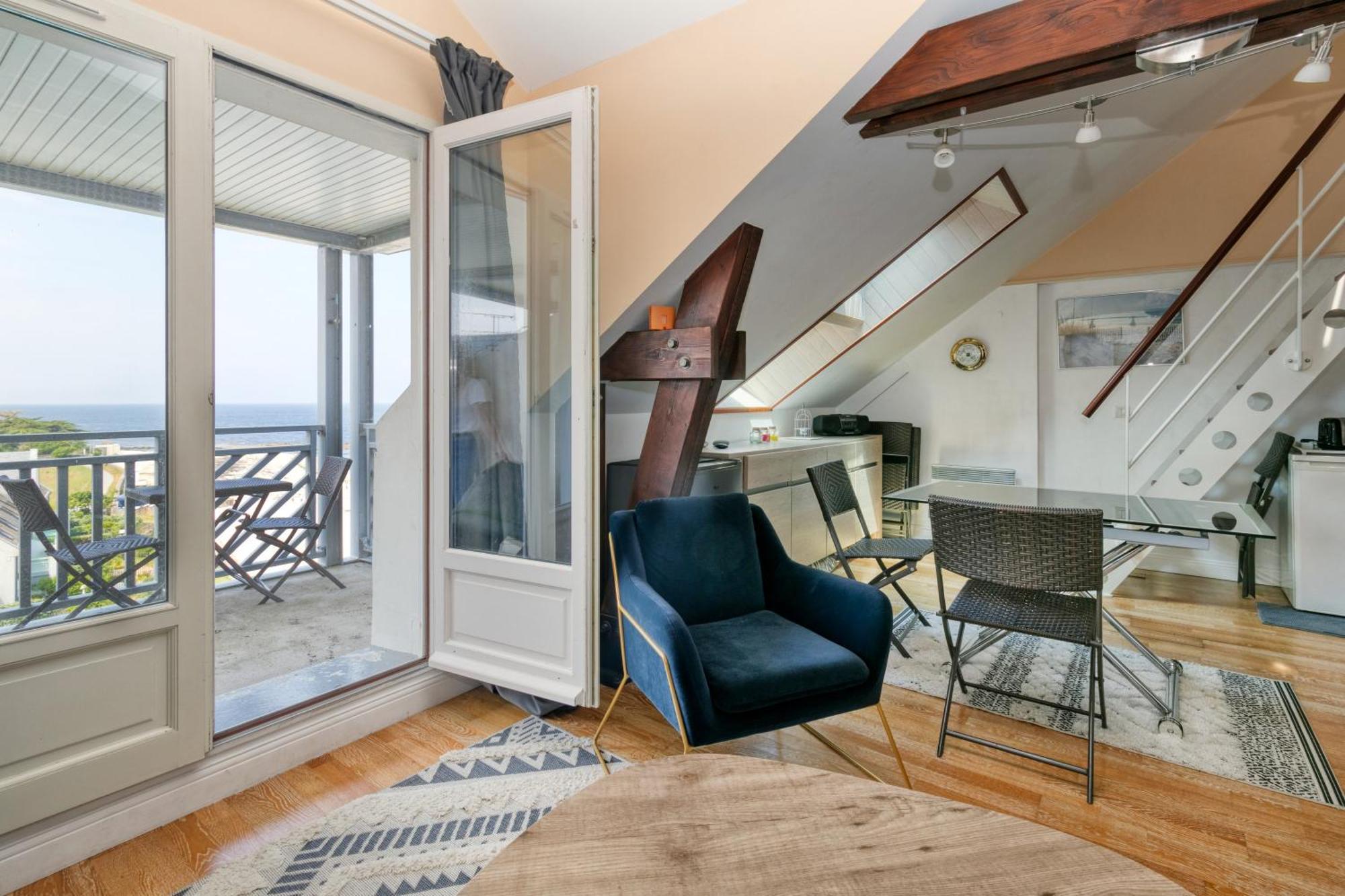 Appartement Face Mer Et Piscine Le Croisic Exteriör bild